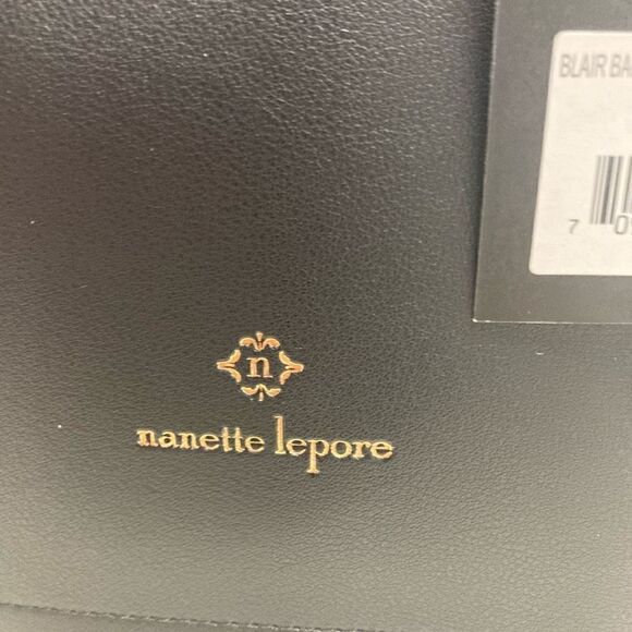 NANETTE LEPORE Women’s Bag In A Bag Satchel with Baguette Black 9X4.5X8.5 - Picture 8 of 12